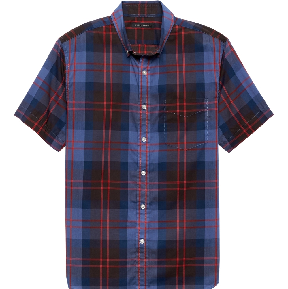 Slim-Fit Lightweight Cotton Shirt